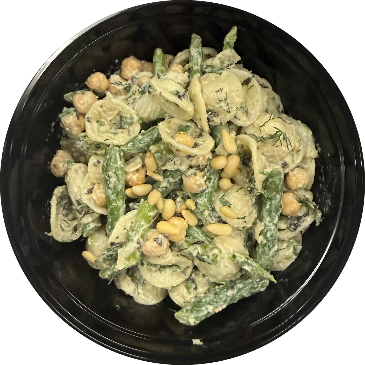 Lemon Tahini & Greens Orecchiette Bowl