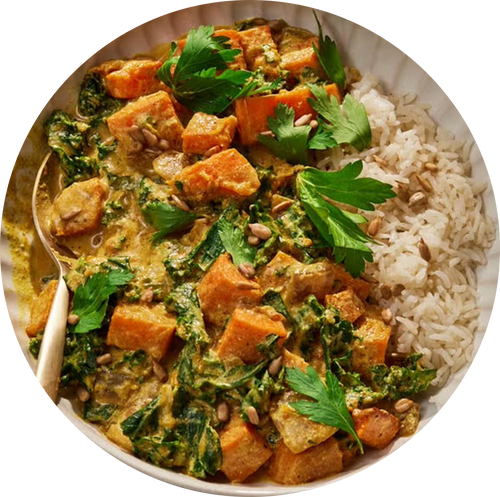 Butternut Squash & Kale Coconut Curry
