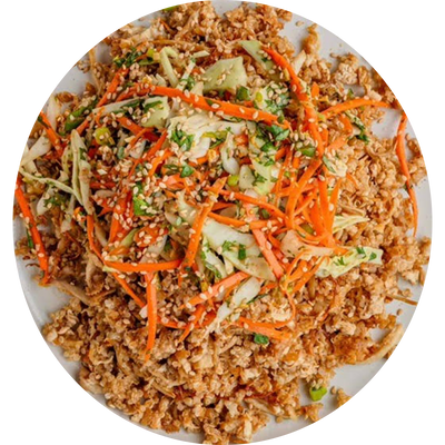 Mushroom Tofu Bowl with Quinoa