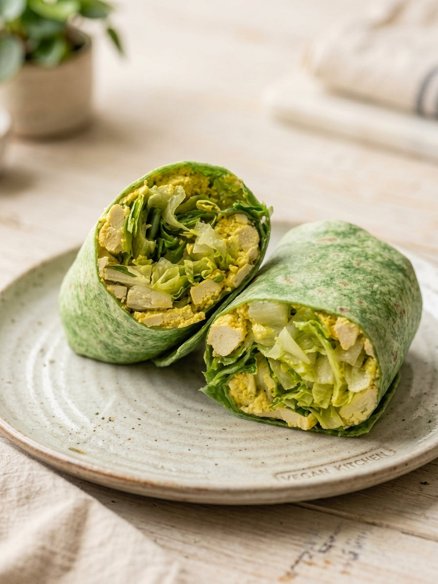 Vegan "Egg" Salad Wrap