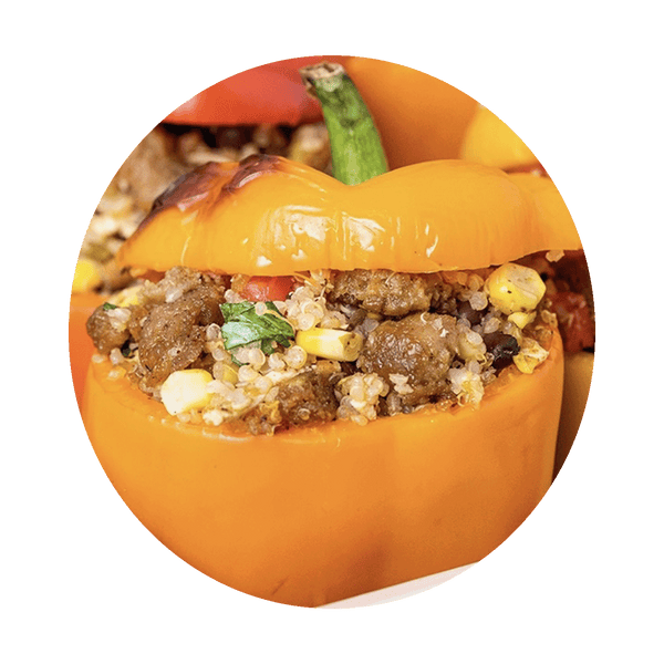 Beyond Sausage Stuffed Peppers