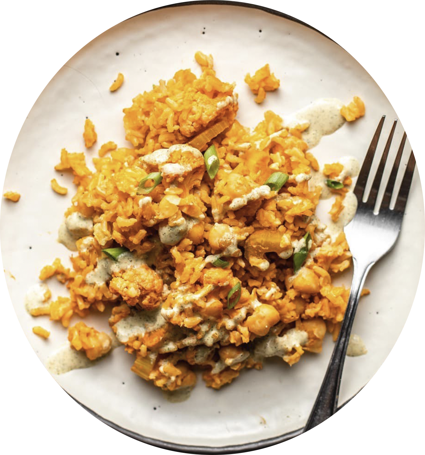 Buffalo Cauliflower & Chickpea Casserole