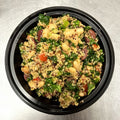 Vegan Lemon-Garlic Mediterranean Quinoa Salad
