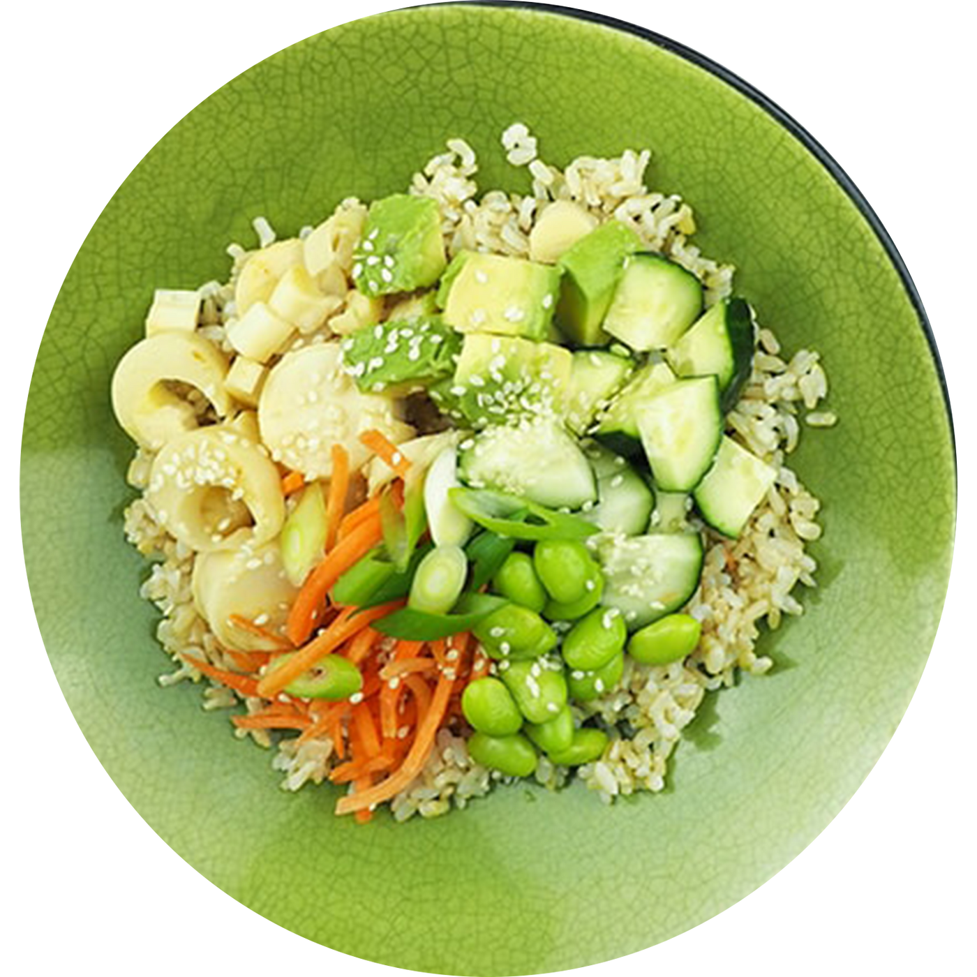 Sushi Bowl with Hearts of Palm