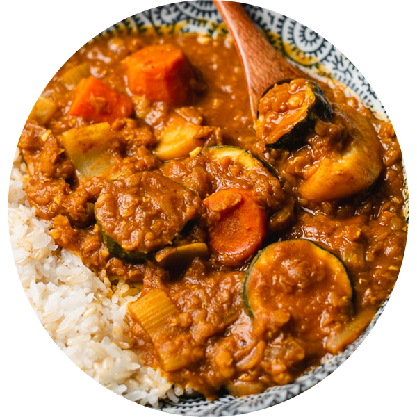 Vegan Japanese Curry with Red Lentils