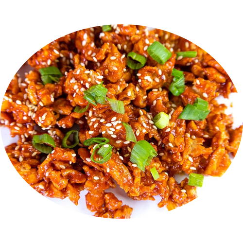 Vegan Korean "Fried Chicken" Bowl